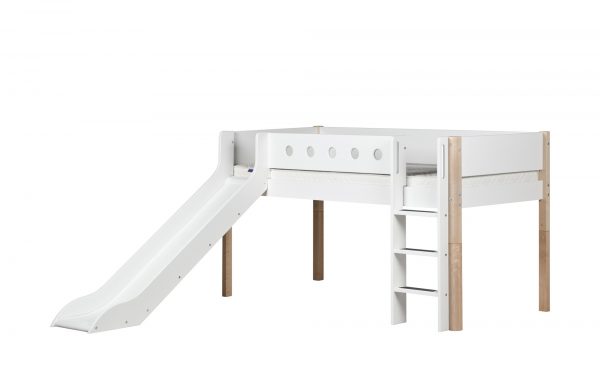FLEXA Halbhohes Bett mit Rutsche Flexa White FLEXA Halbhohes Bett mit Rutsche Flexa White-Halbhohes Bett mit Rutsche-FLEXA-weiß Breite: 250 cm Höhe: 120 cm weiß FLEXA Halbhohes Bett mit Rutsche Flexa White FLEXA Halbhohes Bett mit Rutsche Flexa White-Halbhohes Bett mit Rutsche-FLEXA-weiß Breite: 250 cm Höhe: 120 cm weiß