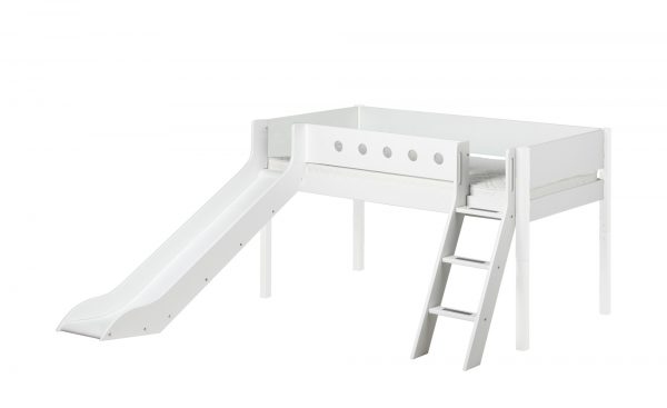FLEXA Halbhohes Bett mit Rutsche Flexa White FLEXA Halbhohes Bett mit Rutsche Flexa White-Halbhohes Bett mit Rutsche-FLEXA-weiß Breite: 250 cm Höhe: 120 cm weiß FLEXA Halbhohes Bett mit Rutsche Flexa White FLEXA Halbhohes Bett mit Rutsche Flexa White-Halbhohes Bett mit Rutsche-FLEXA-weiß Breite: 250 cm Höhe: 120 cm weiß