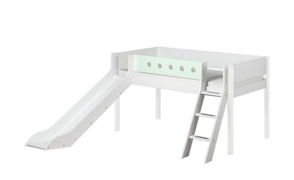 FLEXA Halbhohes Bett mit Rutsche Flexa White FLEXA Halbhohes Bett mit Rutsche Flexa White-Halbhohes Bett mit Rutsche-FLEXA-weiß Breite: 250 cm Höhe: 120 cm weiß FLEXA Halbhohes Bett mit Rutsche Flexa White FLEXA Halbhohes Bett mit Rutsche Flexa White-Halbhohes Bett mit Rutsche-FLEXA-weiß Breite: 250 cm Höhe: 120 cm weiß