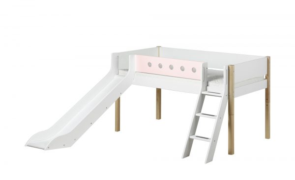 FLEXA Halbhohes Bett mit Rutsche Flexa White FLEXA Halbhohes Bett mit Rutsche Flexa White-Halbhohes Bett mit Rutsche-FLEXA-weiß Breite: 250 cm Höhe: 120 cm weiß FLEXA Halbhohes Bett mit Rutsche Flexa White FLEXA Halbhohes Bett mit Rutsche Flexa White-Halbhohes Bett mit Rutsche-FLEXA-weiß Breite: 250 cm Höhe: 120 cm weiß