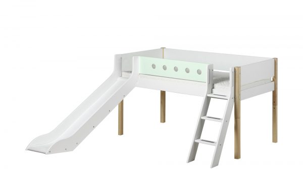 FLEXA Halbhohes Bett mit Rutsche Flexa White FLEXA Halbhohes Bett mit Rutsche Flexa White-Halbhohes Bett mit Rutsche-FLEXA-weiß Breite: 250 cm Höhe: 120 cm weiß FLEXA Halbhohes Bett mit Rutsche Flexa White FLEXA Halbhohes Bett mit Rutsche Flexa White-Halbhohes Bett mit Rutsche-FLEXA-weiß Breite: 250 cm Höhe: 120 cm weiß