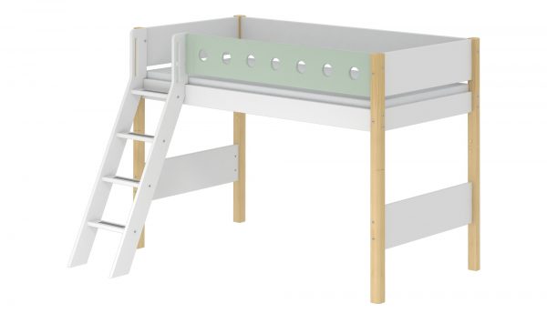 FLEXA Mittelhohes Bett mit Leiter Flexa White FLEXA Mittelhohes Bett mit Leiter Flexa White-Mittelhohes Bett mit Leiter-FLEXA Breite: 159 cm Höhe: 143 cm FLEXA Mittelhohes Bett mit Leiter Flexa White FLEXA Mittelhohes Bett mit Leiter Flexa White-Mittelhohes Bett mit Leiter-FLEXA Breite: 159 cm Höhe: 143 cm