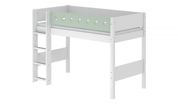 FLEXA Mittelhohes Bett mit Leiter Flexa White FLEXA Mittelhohes Bett mit Leiter Flexa White-Mittelhohes Bett mit Leiter-FLEXA Breite: 109 cm Höhe: 143 cm FLEXA Mittelhohes Bett mit Leiter Flexa White FLEXA Mittelhohes Bett mit Leiter Flexa White-Mittelhohes Bett mit Leiter-FLEXA Breite: 109 cm Höhe: 143 cm