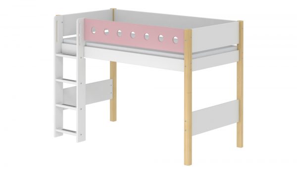 FLEXA Mittelhohes Bett mit Leiter Flexa White FLEXA Mittelhohes Bett mit Leiter Flexa White-Mittelhohes Bett mit Leiter-FLEXA Breite: 109 cm Höhe: 143 cm FLEXA Mittelhohes Bett mit Leiter Flexa White FLEXA Mittelhohes Bett mit Leiter Flexa White-Mittelhohes Bett mit Leiter-FLEXA Breite: 109 cm Höhe: 143 cm