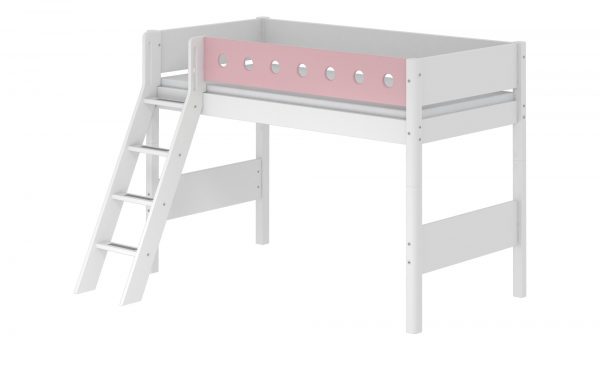 FLEXA Mittelhohes Bett mit Leiter Flexa White FLEXA Mittelhohes Bett mit Leiter Flexa White-Mittelhohes Bett mit Leiter-FLEXA Breite: 159 cm Höhe: 143 cm FLEXA Mittelhohes Bett mit Leiter Flexa White FLEXA Mittelhohes Bett mit Leiter Flexa White-Mittelhohes Bett mit Leiter-FLEXA Breite: 159 cm Höhe: 143 cm