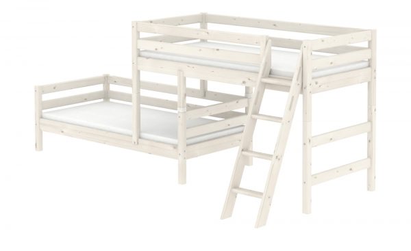 FLEXA Mittelhohes Kombibett mit Leiter Flexa Classic FLEXA Mittelhohes Kombibett mit Leiter Flexa Classic-Mittelhohes Kombibett mit Leiter-FLEXA-weiß Breite: 157 cm Höhe: 143 cm weiß FLEXA Mittelhohes Kombibett mit Leiter Flexa Classic FLEXA Mittelhohes Kombibett mit Leiter Flexa Classic-Mittelhohes Kombibett mit Leiter-FLEXA-weiß Breite: 157 cm Höhe: 143 cm weiß