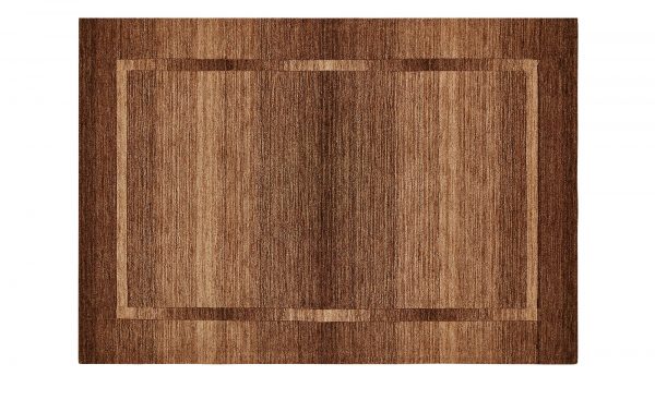Handtuft-Teppich Gabari Handtuft-Teppich Gabari-Handtuft-Teppich-braun-reine Wolle Breite: 85 cm Höhe: braun Handtuft-Teppich Gabari Handtuft-Teppich Gabari-Handtuft-Teppich-braun-reine Wolle Breite: 85 cm Höhe: braun