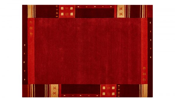 Handtuft-Teppich Nepalo Handtuft-Teppich Nepalo-Handtuft-Teppich-rot Breite: 160 cm Höhe: rot Handtuft-Teppich Nepalo Handtuft-Teppich Nepalo-Handtuft-Teppich-rot Breite: 160 cm Höhe: rot