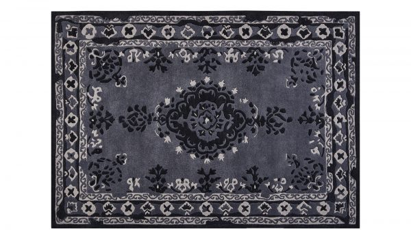 Handtuft-Teppich Vintage Erase Handtuft-Teppich Vintage Erase-Handtuft-Teppich-grau-reine Wolle Breite: 160 cm Höhe: grau Handtuft-Teppich Vintage Erase Handtuft-Teppich Vintage Erase-Handtuft-Teppich-grau-reine Wolle Breite: 160 cm Höhe: grau