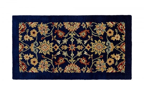 Handtuft-Teppich Ziegler Super Handtuft-Teppich Ziegler Super-Handtuft-Teppich-blau-reine Wolle Breite: 80 cm Höhe: blau Handtuft-Teppich Ziegler Super Handtuft-Teppich Ziegler Super-Handtuft-Teppich-blau-reine Wolle Breite: 80 cm Höhe: blau
