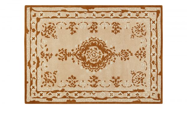 Handtuft Vintage Erase Handtuft Vintage Erase-Handtuft-beige-reine Wolle Breite: 160 cm Höhe: beige Handtuft Vintage Erase Handtuft Vintage Erase-Handtuft-beige-reine Wolle Breite: 160 cm Höhe: beige