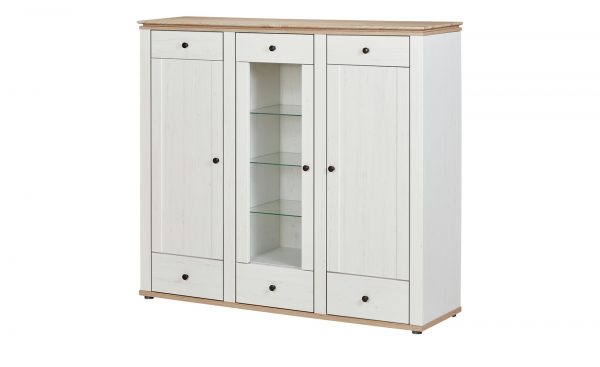 Highboard Carmen Highboard Carmen-Highboard-weiß Breite: 160 cm Höhe: 145 cm weiß Highboard Carmen Highboard Carmen-Highboard-weiß Breite: 160 cm Höhe: 145 cm weiß