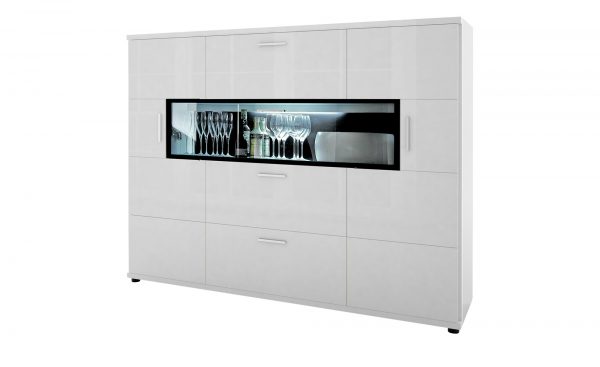 Highboard Corano Highboard Corano-Highboard-weiß Breite: 180 cm Höhe: 137 cm weiß Highboard Corano Highboard Corano-Highboard-weiß Breite: 180 cm Höhe: 137 cm weiß
