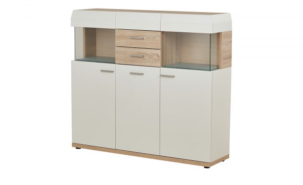 Highboard Light Line 2 Highboard Light Line 2-Highboard-holzfarben Breite: 149 cm Höhe: 137 cm holzfarben Highboard Light Line 2 Highboard Light Line 2-Highboard-holzfarben Breite: 149 cm Höhe: 137 cm holzfarben