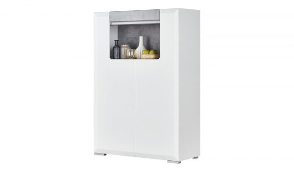 Highboard Puro Highboard Puro-Highboard-weiß Breite: 100 cm Höhe: 146 cm weiß Highboard Puro Highboard Puro-Highboard-weiß Breite: 100 cm Höhe: 146 cm weiß