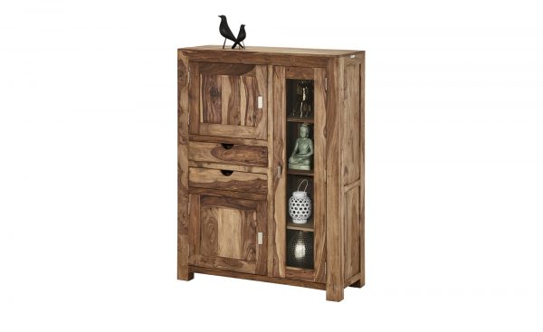 Highboard Yoga by Wolf Möbel Highboard Yoga by Wolf Möbel-Highboard-holzfarben-Materialmix Breite: 110 cm Höhe: 150 cm holzfarben Highboard Yoga by Wolf Möbel Highboard Yoga by Wolf Möbel-Highboard-holzfarben-Materialmix Breite: 110 cm Höhe: 150 cm holzfarben