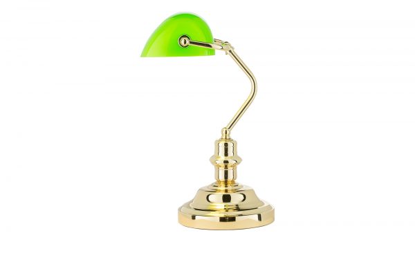 KHG Banker-Lampe messing mit grünem Schirm KHG Banker-Lampe messing mit grünem Schirm-Banker-Lampe messing mit grünem Schirm-KHG-gold Breite: 27 cm Höhe: 38 cm gold KHG Banker-Lampe messing mit grünem Schirm KHG Banker-Lampe messing mit grünem Schirm-Banker-Lampe messing mit grünem Schirm-KHG-gold Breite: 27 cm Höhe: 38 cm gold