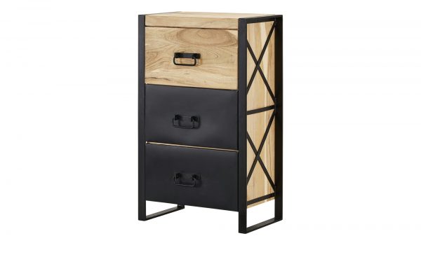 Kommode Queens Kommode Queens-Kommode-Materialmix Breite: 60 cm Höhe: 98 cm Kommode Queens Kommode Queens-Kommode-Materialmix Breite: 60 cm Höhe: 98 cm
