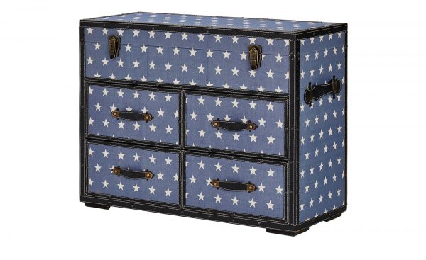 Kommode Starlight Kommode Starlight-Kommode-blau Breite: 80 cm Höhe: 63 cm blau Kommode Starlight Kommode Starlight-Kommode-blau Breite: 80 cm Höhe: 63 cm blau