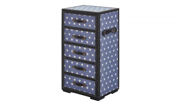 Kommode Starlight Kommode Starlight-Kommode-blau Breite: 40 cm Höhe: 87 cm blau Kommode Starlight Kommode Starlight-Kommode-blau Breite: 40 cm Höhe: 87 cm blau