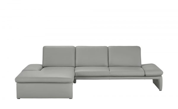 Leder-Ecksofa Harbour Leder-Ecksofa Harbour-Leder-Ecksofa-grau Breite: Höhe: 85 cm grau Leder-Ecksofa Harbour Leder-Ecksofa Harbour-Leder-Ecksofa-grau Breite: Höhe: 85 cm grau