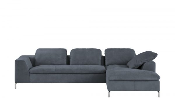 Leder-Ecksofa Ramira Leder-Ecksofa Ramira-Leder-Ecksofa-blau Breite: Höhe: 79 cm blau Leder-Ecksofa Ramira Leder-Ecksofa Ramira-Leder-Ecksofa-blau Breite: Höhe: 79 cm blau