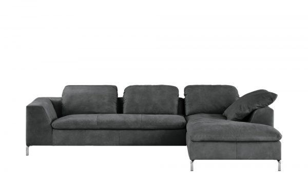 Leder-Ecksofa Ramira Leder-Ecksofa Ramira-Leder-Ecksofa-grau Breite: Höhe: 79 cm grau Leder-Ecksofa Ramira Leder-Ecksofa Ramira-Leder-Ecksofa-grau Breite: Höhe: 79 cm grau