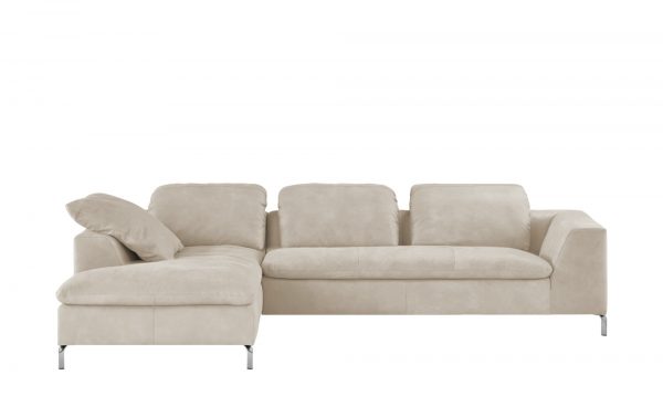 Leder-Ecksofa Ramira Leder-Ecksofa Ramira-Leder-Ecksofa-creme Breite: Höhe: 79 cm creme Leder-Ecksofa Ramira Leder-Ecksofa Ramira-Leder-Ecksofa-creme Breite: Höhe: 79 cm creme