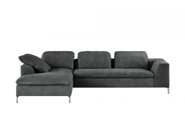Leder-Ecksofa Ramira Leder-Ecksofa Ramira-Leder-Ecksofa-grau Breite: Höhe: 79 cm grau Leder-Ecksofa Ramira Leder-Ecksofa Ramira-Leder-Ecksofa-grau Breite: Höhe: 79 cm grau