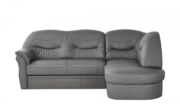 Leder-Ecksofa Victoria Leder-Ecksofa Victoria-Leder-Ecksofa-grau Breite: Höhe: 91 cm grau Leder-Ecksofa Victoria Leder-Ecksofa Victoria-Leder-Ecksofa-grau Breite: Höhe: 91 cm grau