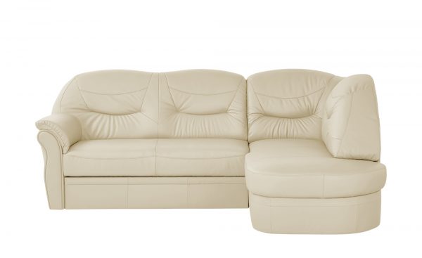 Leder-Ecksofa Victoria Leder-Ecksofa Victoria-Leder-Ecksofa-creme Breite: Höhe: 91 cm creme Leder-Ecksofa Victoria Leder-Ecksofa Victoria-Leder-Ecksofa-creme Breite: Höhe: 91 cm creme