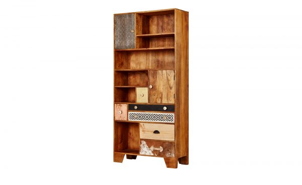 Regal Salvador Regal Salvador-Regal-holzfarben Breite: 90 cm Höhe: 190 cm holzfarben Regal Salvador Regal Salvador-Regal-holzfarben Breite: 90 cm Höhe: 190 cm holzfarben