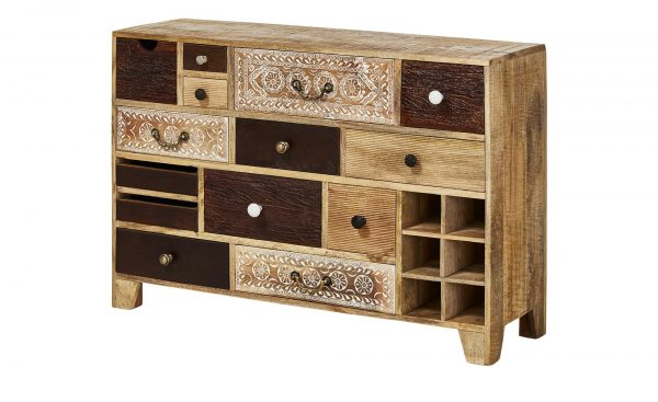 Sideboard Delhi Sideboard Delhi-Sideboard-holzfarben Breite: 114 cm Höhe: 80 cm holzfarben Sideboard Delhi Sideboard Delhi-Sideboard-holzfarben Breite: 114 cm Höhe: 80 cm holzfarben