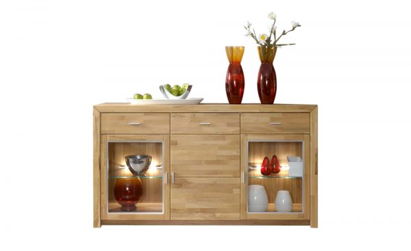 Sideboard mit Vitrinentüren Solona Sideboard mit Vitrinentüren Solona-Sideboard mit Vitrinentüren-holzfarben Breite: 186 cm Höhe: 101 cm holzfarben Sideboard mit Vitrinentüren Solona Sideboard mit Vitrinentüren Solona-Sideboard mit Vitrinentüren-holzfarben Breite: 186 cm Höhe: 101 cm holzfarben