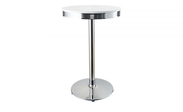 Stehtisch Chrom weiß American Diner Stehtisch Chrom weiß American Diner-Stehtisch Chrom weiß-weiß Breite: Höhe: 110 cm weiß Stehtisch Chrom weiß American Diner Stehtisch Chrom weiß American Diner-Stehtisch Chrom weiß-weiß Breite: Höhe: 110 cm weiß