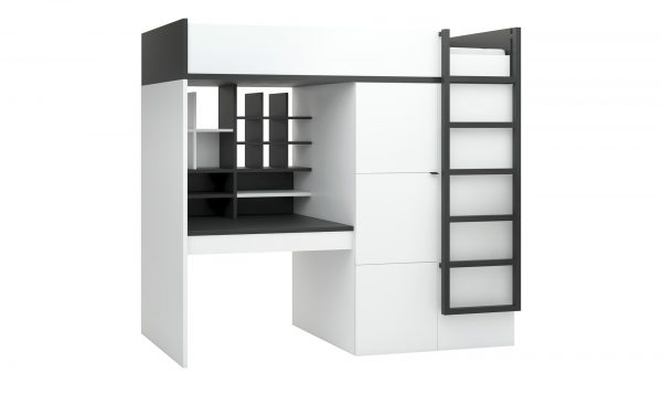 VOX Hochbett Young Users VOX Hochbett Young Users-Hochbett-VOX-weiß Breite: 212 cm Höhe: 194 cm weiß VOX Hochbett Young Users VOX Hochbett Young Users-Hochbett-VOX-weiß Breite: 212 cm Höhe: 194 cm weiß