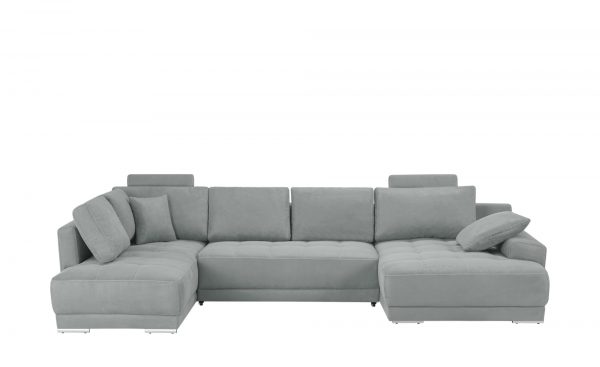 Wohnlandschaft Agenique Wohnlandschaft Agenique-Wohnlandschaft-silber-Materialmix Breite: 340 cm Höhe: silber Wohnlandschaft Agenique Wohnlandschaft Agenique-Wohnlandschaft-silber-Materialmix Breite: 340 cm Höhe: silber