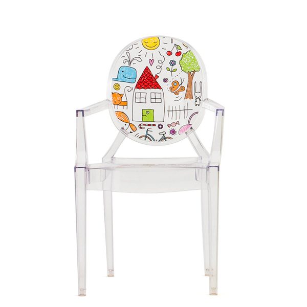 Kartell - Lou Lou Ghost Kinderstuhl Kartell - Lou Lou Ghost Kinderstuhl
