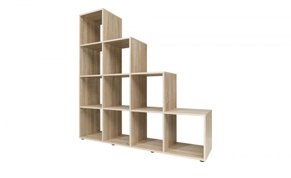 Stufenregal Avena Stufenregal Avena-Stufenregal-holzfarben-Materialmix Breite: 139 cm Höhe: 141 cm holzfarben Stufenregal Avena Stufenregal Avena-Stufenregal-holzfarben-Materialmix Breite: 139 cm Höhe: 141 cm holzfarben