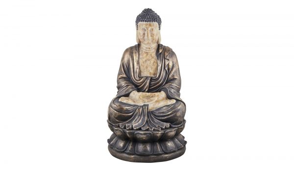 Teelichthalter Buddha Teelichthalter Buddha-Teelichthalter-braun-Magnesia Breite: 54 cm Höhe: 92 cm braun Teelichthalter Buddha Teelichthalter Buddha-Teelichthalter-braun-Magnesia Breite: 54 cm Höhe: 92 cm braun