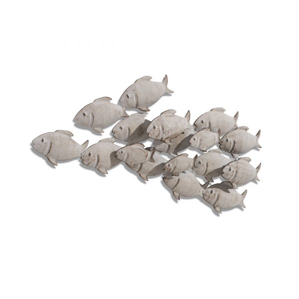 BOLTZE Wanddeko Fischschwarm 62 x 28 cm BOLTZE Wanddeko Fischschwarm 62 x 28 cm