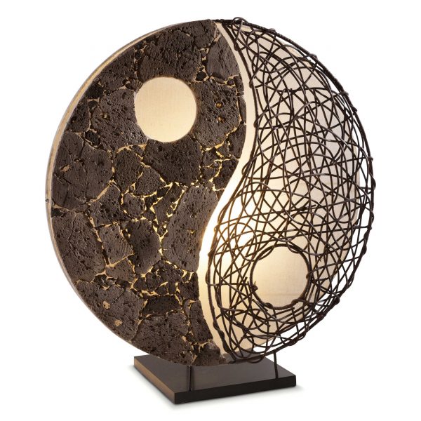 Guru-Shop Tischleuchte Ying-Yang A++ Guru-Shop Tischleuchte Ying-Yang A++