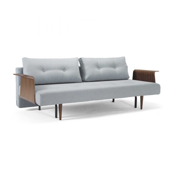INNOVATION Schlafsofa Recast mit Holzarmlehnen INNOVATION Schlafsofa Recast mit Holzarmlehnen