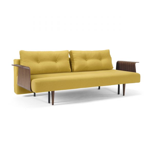 INNOVATION Schlafsofa Recast mit Holzarmlehnen INNOVATION Schlafsofa Recast mit Holzarmlehnen