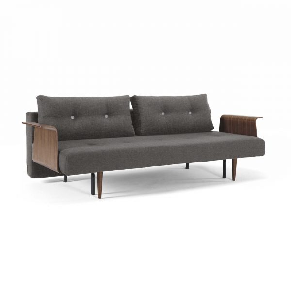 INNOVATION Schlafsofa Recast mit Holzarmlehnen INNOVATION Schlafsofa Recast mit Holzarmlehnen