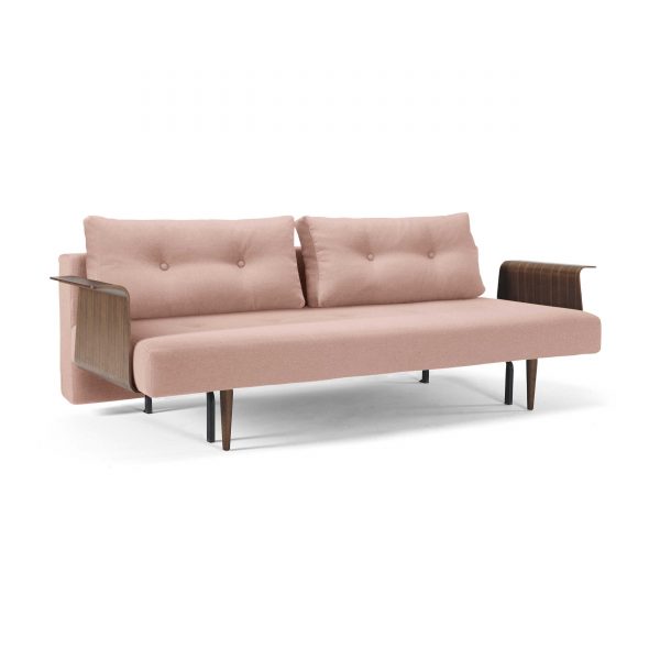 INNOVATION Schlafsofa Recast mit Holzarmlehnen INNOVATION Schlafsofa Recast mit Holzarmlehnen