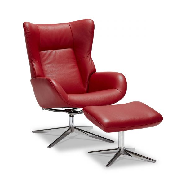Kebe Sessel mit Hocker Fox Kebe Sessel mit Hocker Fox