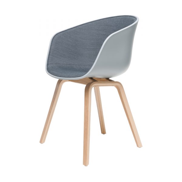 About A Chair AAC22 Spiegelpolster Stuhl lackiert concreate grey About A Chair AAC22 Spiegelpolster Stuhl lackiert concreate grey