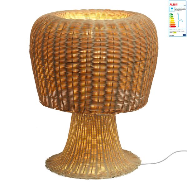 Alessi - Amanita LeuchteRattanT:25 H:60 B:25 Alessi - Amanita LeuchteRattanT:25 H:60 B:25