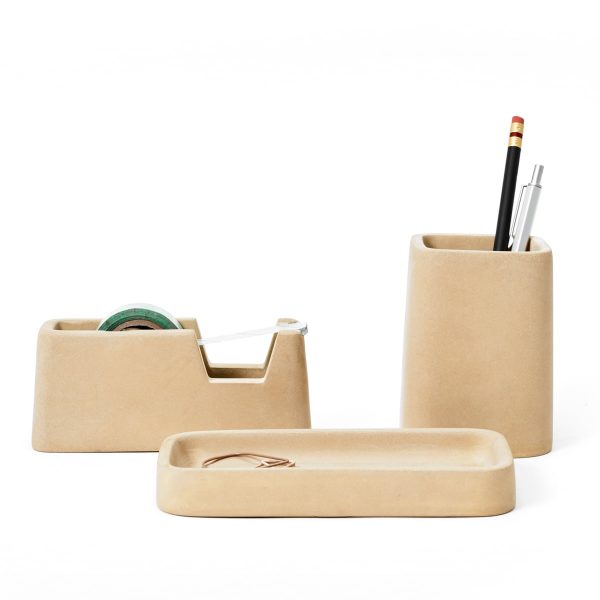 Areaware - Concrete Desk Set Areaware - Concrete Desk Set